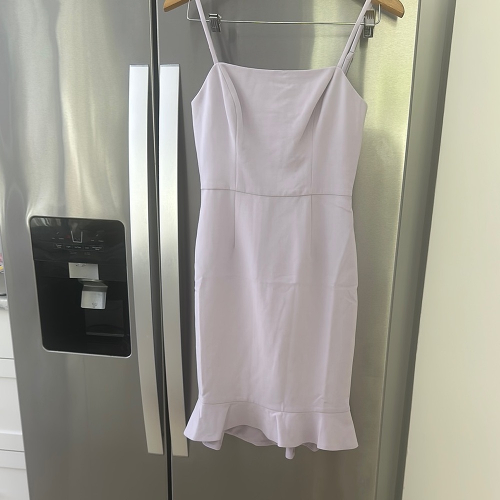 French Connection Purple Sheath Mini Dress Spaghetti Strap